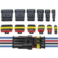 hot❆﹍▥  5 Pairs 2/3/4/5/6 Pin Automotive Male Female Electrical Connectors Plug Way With Wire Car Motorcycle Truck