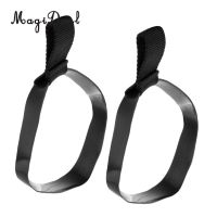 MagiDeal 2 Pieces Durable Elastic Rubber Scuba Diving Snorkeling Stage Tank Cylinder Bottle Hose Retainer Band Small/Large