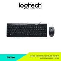 [8.8] Logitech MK200 Media Desktop (เมาส์ คีย์บอร์ด พร้อมปุ่มคีย์ลัด 8 ปุ่ม) ไทย/EN