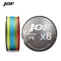 JOF 8 Strands 300M 500M Strong PE Fishing Line Braided Fishing Line Multifilament Durable Fishing Line Pesca High Strength Toray Fishing Lines