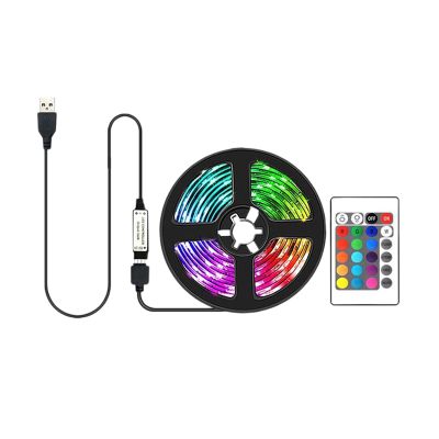Led Lights with Non-Waterproof 5050Rgb Remote Control USB Tv Background Light 5V Color Changing Atmosphere Light