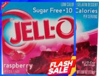 Jell-O Raspberry Sugar Free 17g เยลลี่ราสเบอรี่