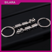 SILARA Creative Metal movable Joint มินิรถไฟรุ่นโลหะผสมพวงกุญแจโลหะ