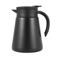 304 18/10 Stainless Steel Thermal Carafe/Double Walled Vacuum Insulated Coffee Pot with Press Button Top,24+ Hrs Heat &amp; Cold Retention,BPA Free,for Coffee,Tea,Beverage Etc