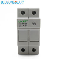 1 Set 2P Parallel Fuse Holder 10*38mm With DC 1000V 3A 10A 15A 20A 25A 30A Fusible for for Solar System Protection PV Fuses