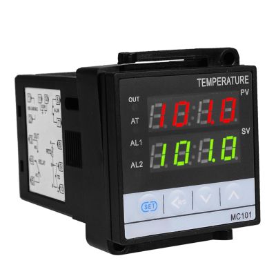 MC101 Digital PID Temperature Controller Relay/ssr Output 48Mm X 48Mm 85-265VAC รองรับ ℃/℉ Temperature Display