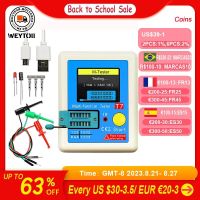 LCR-T7/TC1 ใหม่เครื่องทดสอบทรานซิสเตอร์ TFT Diode Triode Capacitance Meter LCR ESR Meter NPN PNP MOSFET IR เครื่องทดสอบมัลติมิเตอร์-Faewer