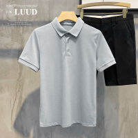 MUJI เสื้อโปโลสีสำหรับผู้ชาย,เสื้อลำลองแขนสั้นมีปกผ้าคอตตอนรุ่นใหม่ปี2022