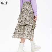 Chân Váy Midi Hoa Dịu Dàng Cho Nữ A21 Chân Váy Xếp Li Nhỏ Gọn