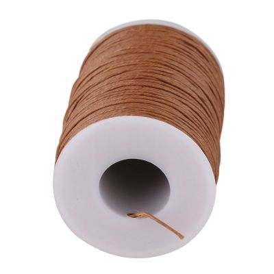 HOT LOZKLHWKLGHWH 576[HOT W] 0.7Mm 100M Natural Hemp Waxed Thread Round Cord Strong Handwork Sewing Wax Line