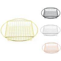 Iron Spray Non-Stick French Fries Basket Frying Basket Electroplating Snack Food Basket