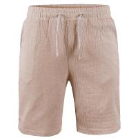 New Mens Cotton Linen Shorts Pants Male Summer Breathable Solid Color Linen Trousers Fitness Streetwear S-3XL