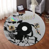 【SALES】 Game CD Rug Round Mat Circle Carpet Bath Mat Black Mat Home Decoration Rugs for Kitchen Carpets for Living Room Anime Rug