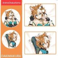 อะนิเมะเกม Genshin ผลกระทบ Gorou Wu Lang โยนหมอนหมอน Otaku ที่นอน Dakimakura หมอน