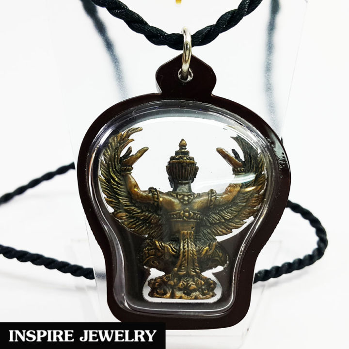 inspire-jewelry-จี้พญาครุฑวายุพักต์ปักษาพญาวิหก-หลวงพ่อเส็ง-วัดบางนา-4x3cm-ใส่ถุงกำมะหยี่สวยหรู