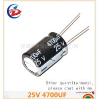 10PCSLot 25V4700UF 4700UF25V 16*25 Electrolytic capacitor 25v 4700UF 16x25MM