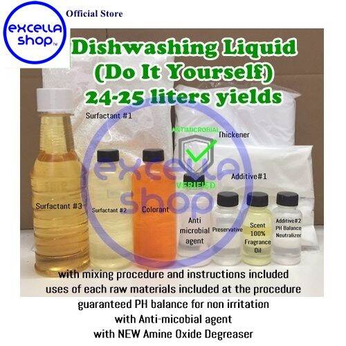 snap up Dishwashing Liquid Soap DIY KIT BUDGET 25LITERS (raw materials