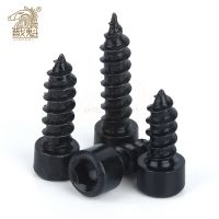 HA [M2 M2.6 M3 M4 M5 M6] Black Cylinder Head Hexagon Head Self-tapping Screws Cup Furniture Speaker Screw Screw Nut Drivers