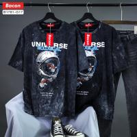 เสื้อยืดแฟชั่น ฟอกสี Universe Biological