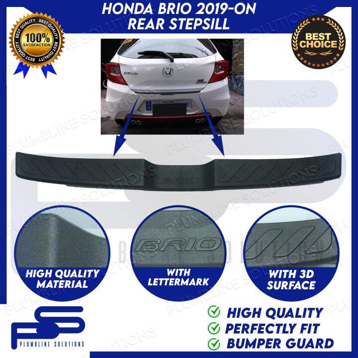 Rear Stepsill for Honda Brio 2019 2020 2021 2022 2023 Rear Bumper Cover