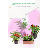 LED Grow Light Full Spectrum Plant Growth Light ปรับความสูงหรี่แสงได้เติบโตโคมไฟพร้อมตัวจับเวลาสำหรับพืชในร่ม