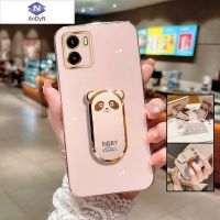 AnDyN Casing Case For Vivo Y15S Y15A Y15 Y16 Y17 Y19 vivo Y16 Case With Panda Folding Bracket Stand Soft TPU Square Phone Case