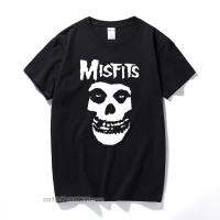 New Mens Hip-Hop Punk Skull Misfits Brand Cotton Short-Sleeve T-Shirt Cool Design Male Summer Basic Tops