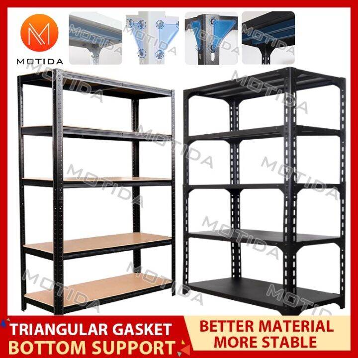 bhmafx49 [Loadbearing]Triangular Steel Shelf 5 Layer Rack Metal Rack