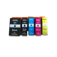 เครื่องพิมพ์ Xp-6105 Xp-6100ตลับหมึกพร้อมชิพหมึกเต็มรองรับสำหรับ Epson T202xl แบบยุโรป Xp-6000 1ชุด