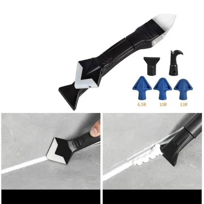 1 Set Silicone Caulking Tool Sealant Removal Residue Scraper Kit For