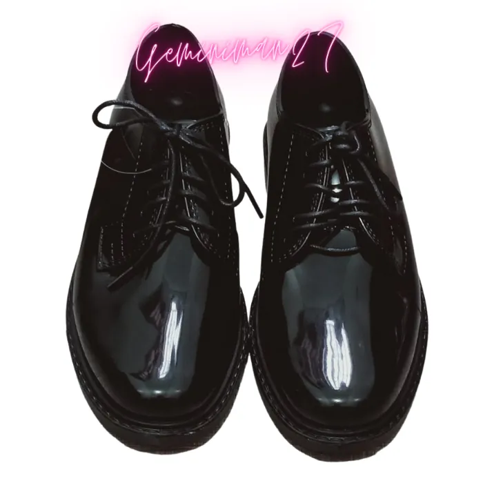 plain black shoes for work