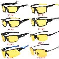 2018 New Yellow Lense Night Vision Driving Glasses Men Polarized Driving Sunglasses Polaroid Goggles Reduce Glare WarBLade