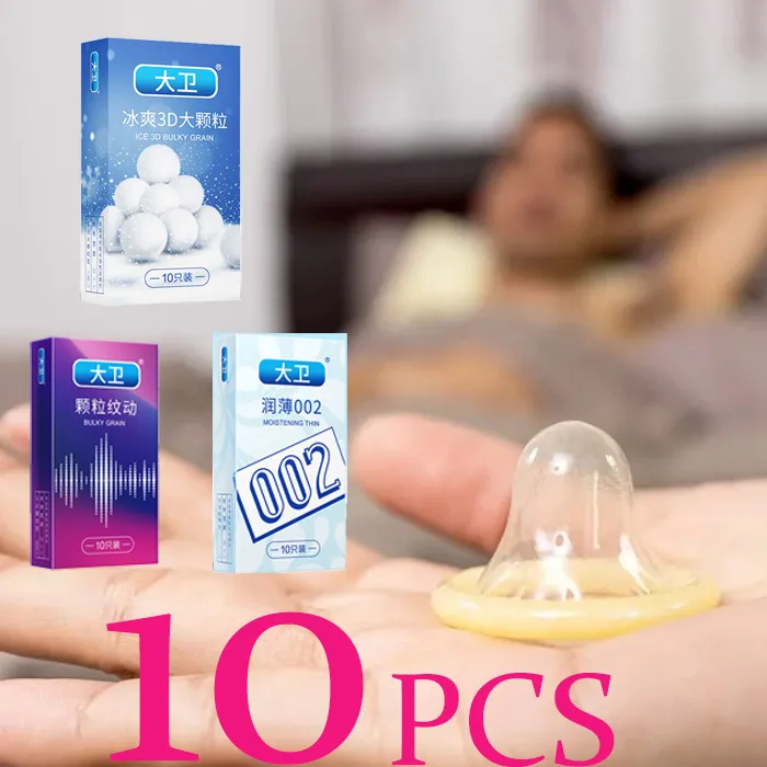 Condom Male Ultra Thin Condom For Men 10pcbox Invisible Extra Thin Extra Sensitive Real Feel 3031