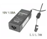 อะแดปเตอร์แล็ปท็อป Wlk,ADS-40SI-19-3,1.58A 19V,บาร์เรล5.5/1.7Mm,3-สายไฟง่ามและอะแดปเตอร์