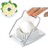 1Pcs Multifunction Cut Kitchen Egg Slicer Sectioner Cutter Mold Flower Edges New High Quality Kitchen Accessories Egg Shaper