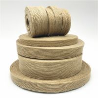 6mm-38mm 5yards Natural Vintage Jute Burlap Ribbon DIY Weddings Belt Strap Floristry Wedding Party Decoration Crafts Gift Wrapping  Bags