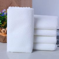 30*70cm Lace White Towel Bath Center Towel Hotel Hotel Pedicure Barber Store Head Wrap Disposable White Towel