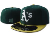 The new European and American wind flat hat baseball cap exports Oakland athletics fully enclosed hat size cap