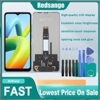 Redsange หน้าจอ LCD 6.52นิ้วของแท้สำหรับ Xiaomi MZB0D3DIN C50 Poco,220733SPI 220733SPH หน้าจอ LCD ประกอบดิจิไทเซอร์จอแสดงผล LCD แบบสัมผัสหน้าจอพร้อมกรอบกลางสำหรับการแสดงหน้าจอ C50 Poco Xiaomi