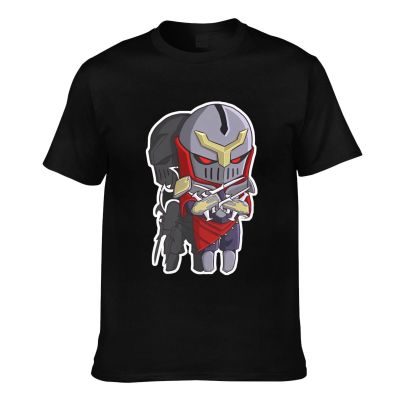 Novelty Tshirt League Of Legends Hero Battle Games Zed The Master Of Shadows Graphics Printed Tshirts