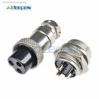 ✁℗✐ 1Set GX16 2/3/4/6Pin 16mm Female Male Connector Wire Panel Connector Aviation Plug Circular Socket