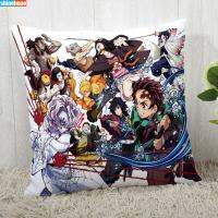 Pillow Cover Customize Demon Slayer Pillowcase Modern Home Decorative Pillow Case For Living Room 45X45cm,40X40cmA2023.9.3