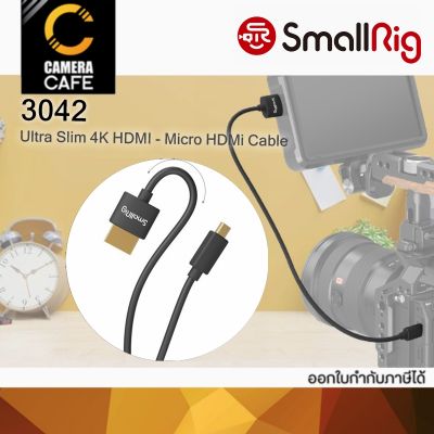SmallRig 3042 Ultra Slim 4K Micro HDMI to HDMI Cable (D to A) 35cm : ประกันศูนย์ 1 ปี
