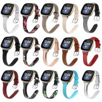 Paski z prawdziwej skóry dla Fitbit Versa 3 smartband z zegarkiem wymień bransoletkę Correa paski damskie dla Fitbit Sense/Versa3 korea