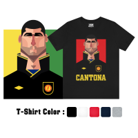 PSMเสื้อลายนักฟุตบอล เสื้อยืดลาย Cantona Kungfu Kick! มี 5 สี ให้เลือก เนื้อผ้าพรีเมี่ยม สีไม่ตก ไม่ลอก ไม่ย้วย