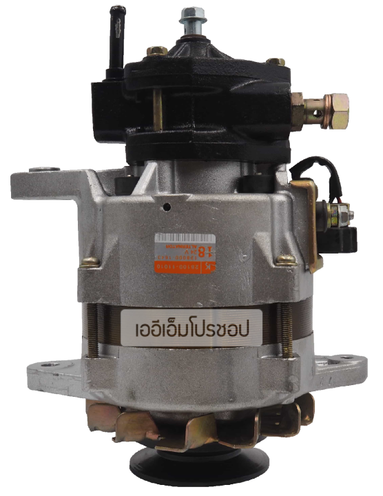 ไดชาร์จ-isuzu-85-100-แรง-24v-รีบิ้ว-ร่อง-b-ปั๊มสูง-คัทเอาท์นอก-อีซูซุ-ไดชาร์จรถยนต์-ไดชาร์ท