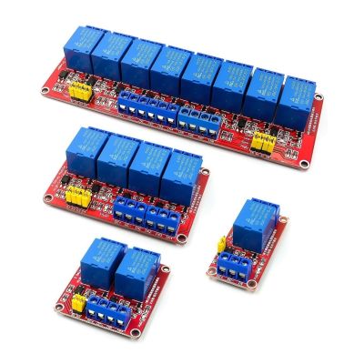 【YF】✳☌¤  1 2 4 8 Channel 5V 12V 24V Relay Module Board Shield With Optocoupler Support and Low Level for