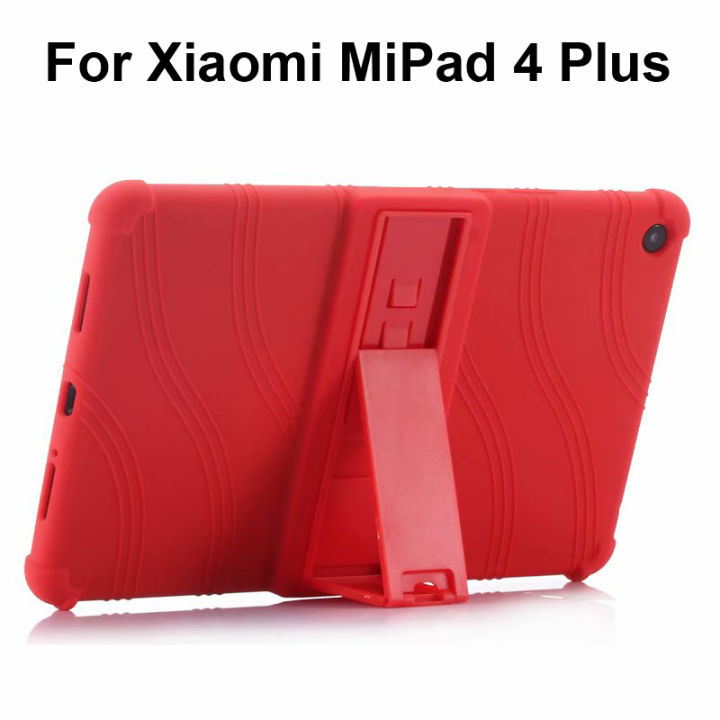 เคสซิลิโคนกันกระแทกแบบนิ่มสำหรับ-xiaomi-mipad-4-plus-10-1นิ้ว-mipad4plus-ป้องกันการตกที่จับแบบตั้งเคสป้องกัน