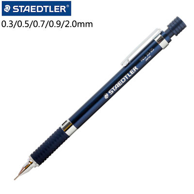 2022Staedtler 925ดินสอสีฟ้าชุด0.3 0.5 0.7 0.9 2.0มิลลิเมตรตะกั่ววาดผู้ถือโลหะดินสออัตโนมัติอุปกรณ์ศิลปะ