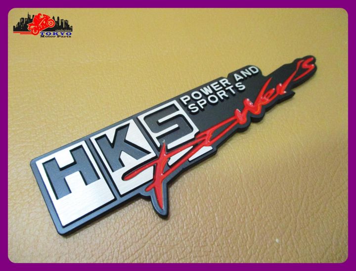 hks-power-and-sports-text-plate-silver-amp-black-amp-red-sticker-1-pc-แผ่นข้อความ-hks-power-and-sports-สินค้าคุณภาพดี